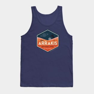 Dune – Visit Arrakis – The Spicy Planet! Vintage travel poster Tank Top